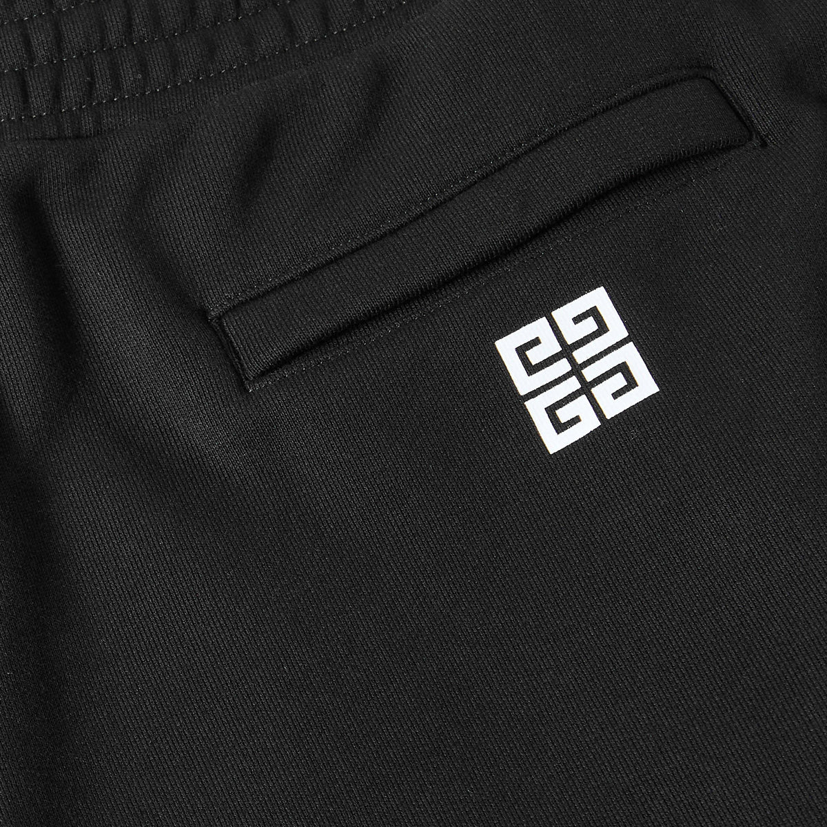 Black - GIVENCHY - Men's GIV Boxy Fit Fleece Jogger Shorts - 5