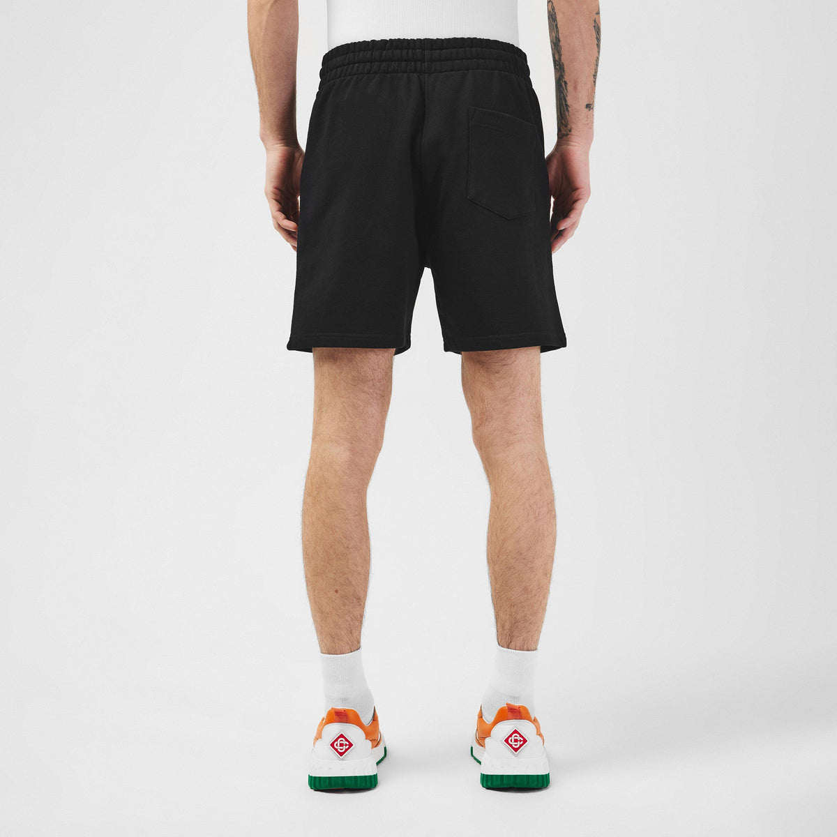 Black - Casablanca - Men's Larche Jogger Shorts - 3