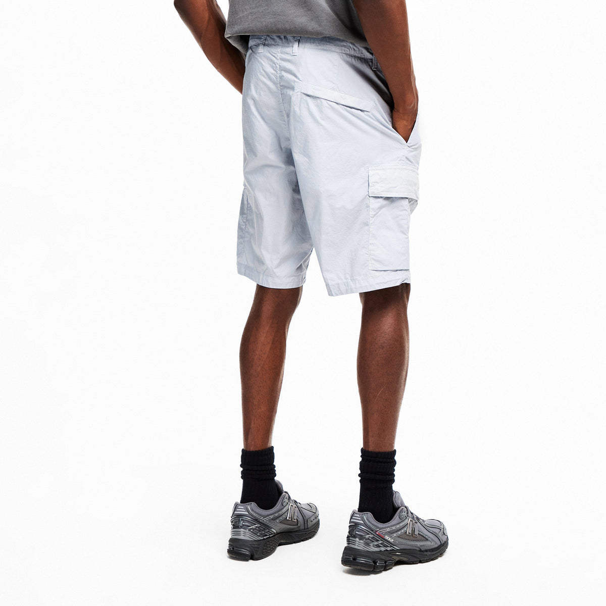 Sky Blue V0041 - Stone Island - Men's Cargo Shorts - 4