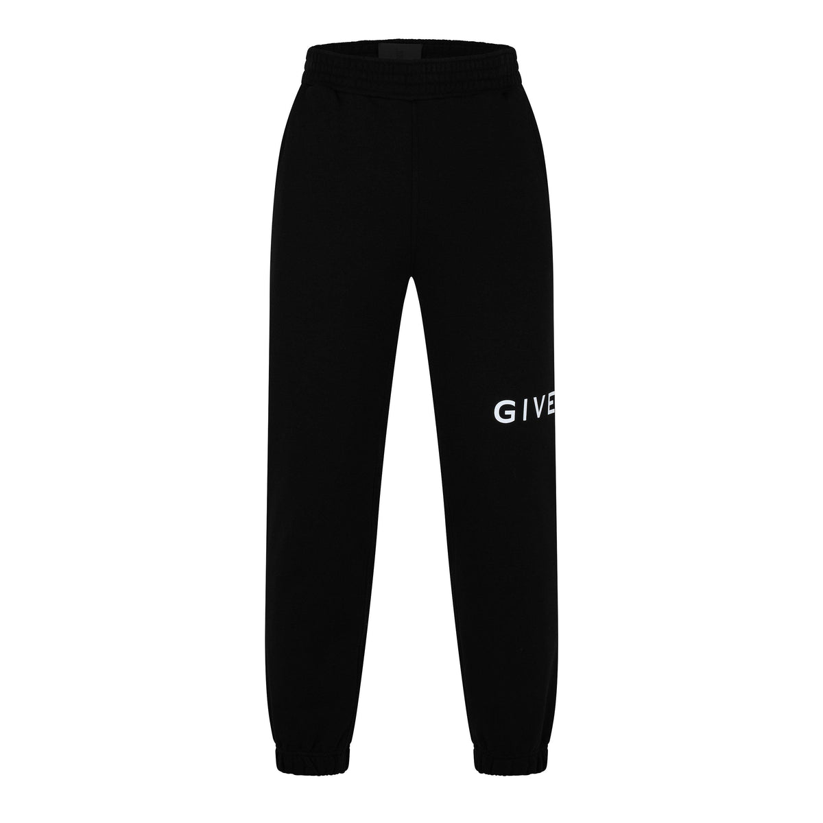 Black - GIVENCHY - Men's GIV Closed Hem Fleece Slim Fit Joggers - 1