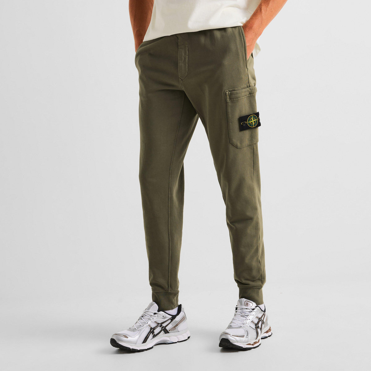 Mil Green V005G - Stone Island - Stone HW FLC Jogger Sn64 - 3