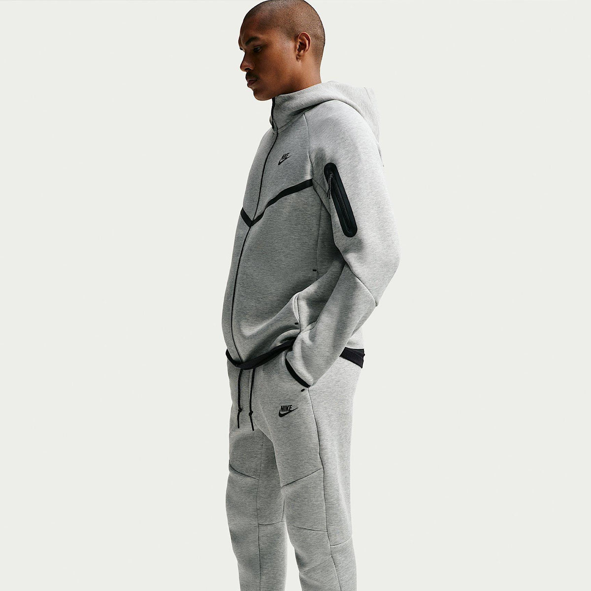 Grey Heather - Nike - Tech Fleece Joggers Mens - 7