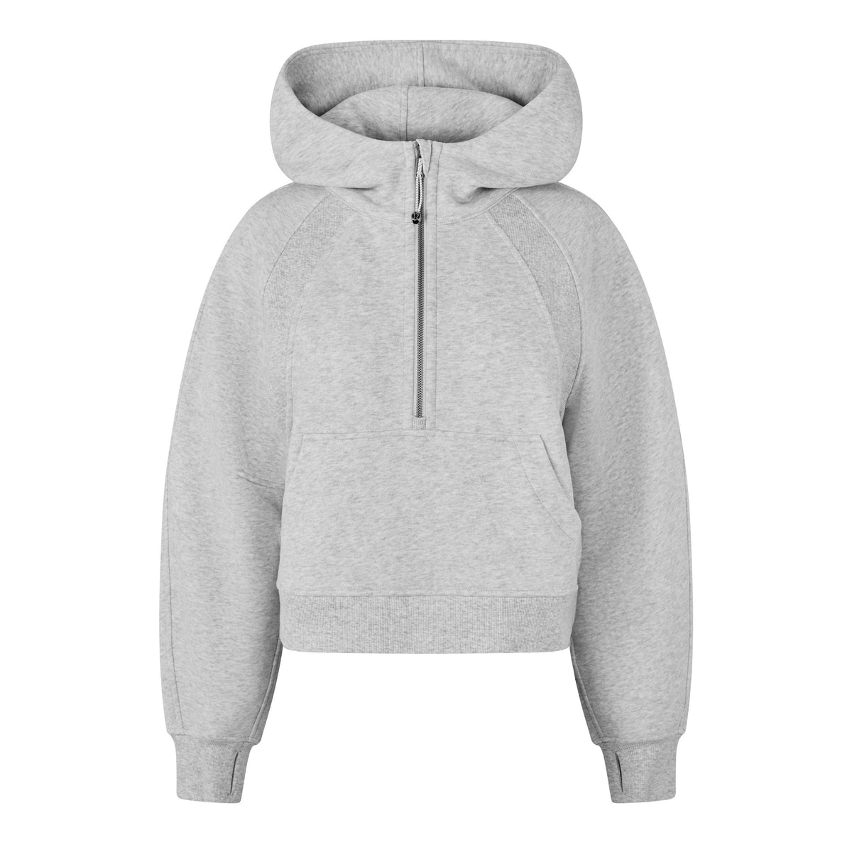 Heathered Co - Lululemon - Women'S Logo Cotton Oversized Zipped Hoodie - 7