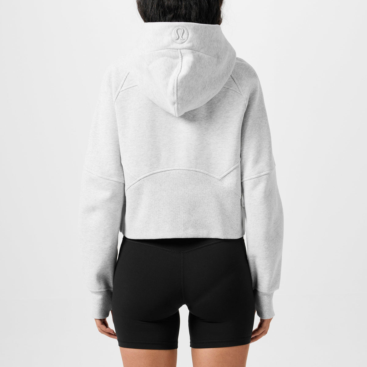 Heathered Co - Lululemon - Women'S Logo Cotton Oversized Zipped Hoodie - 4
