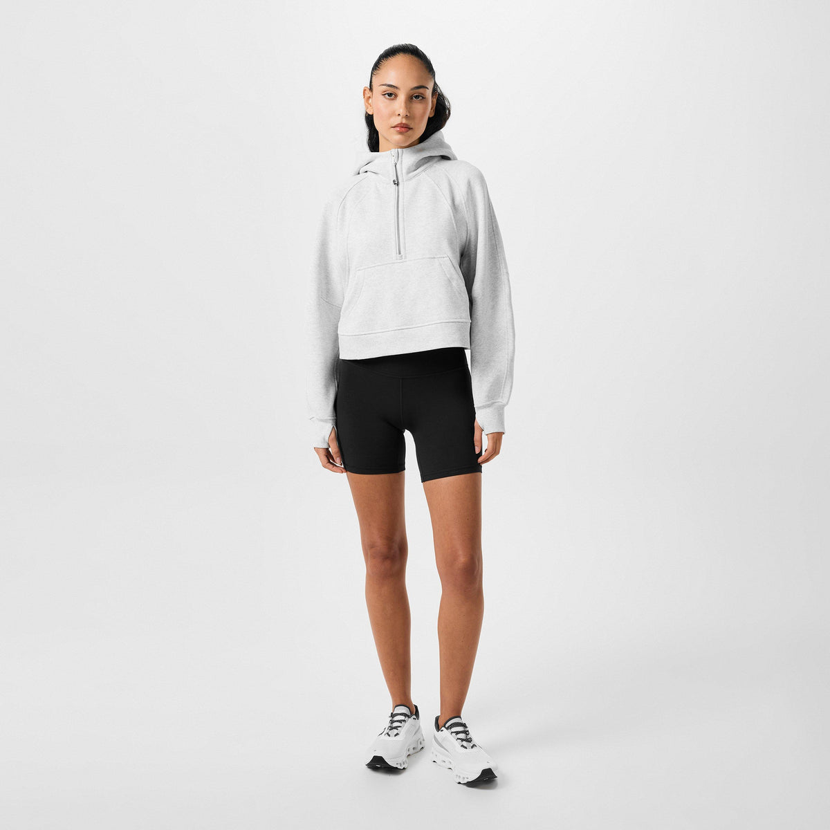 Heathered Co - Lululemon - Women'S Logo Cotton Oversized Zipped Hoodie - 6