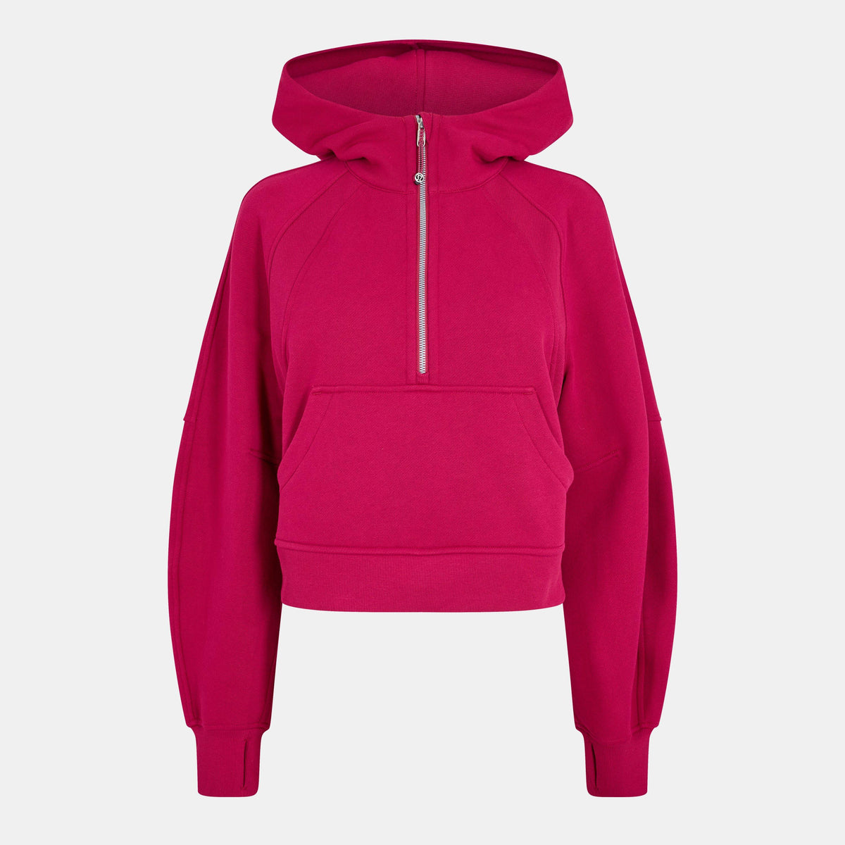 Berry Rumble - Lululemon - Women'S Logo Cotton Oversized Zipped Hoodie - 1