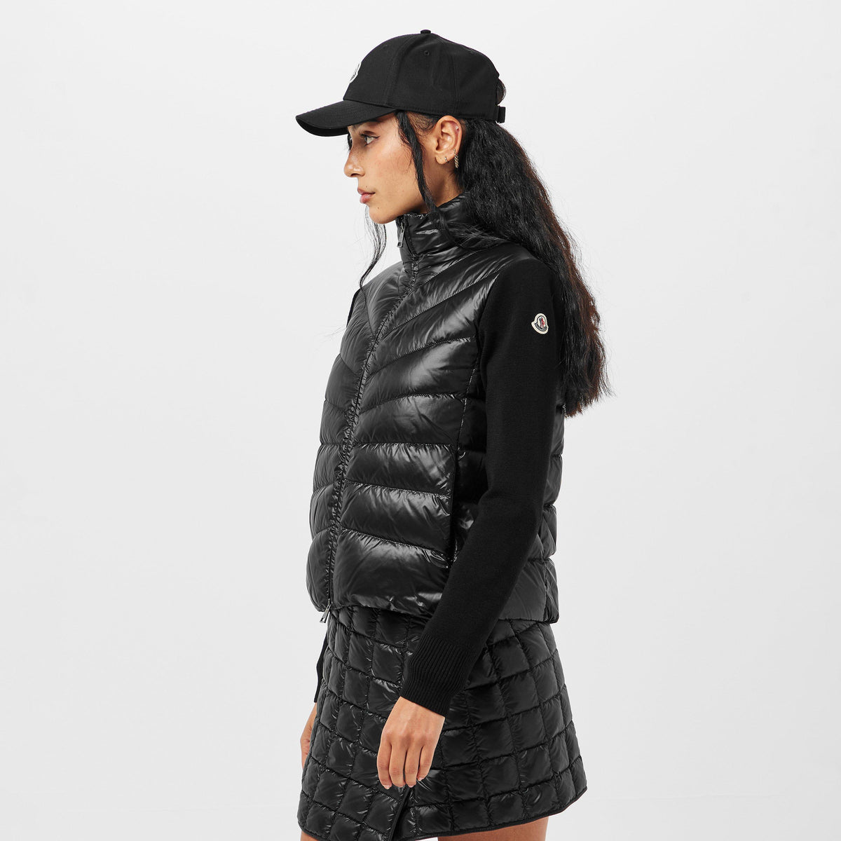 Black 999 - Moncler - Padded Wool Cardigan - 3