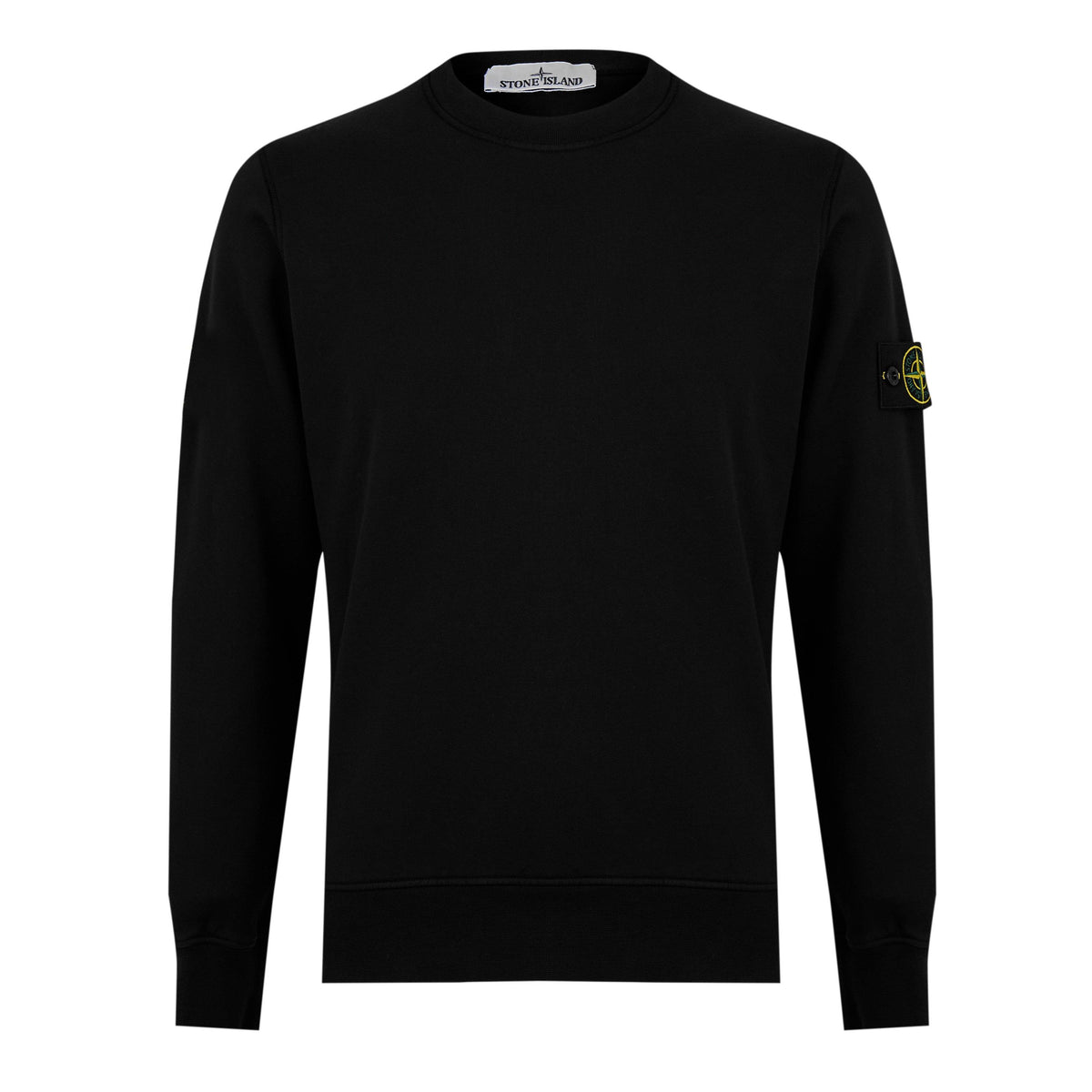 Nero V0029 - Stone Island - Men's Logo Lightweight Cotton Fleece Jumper - 1