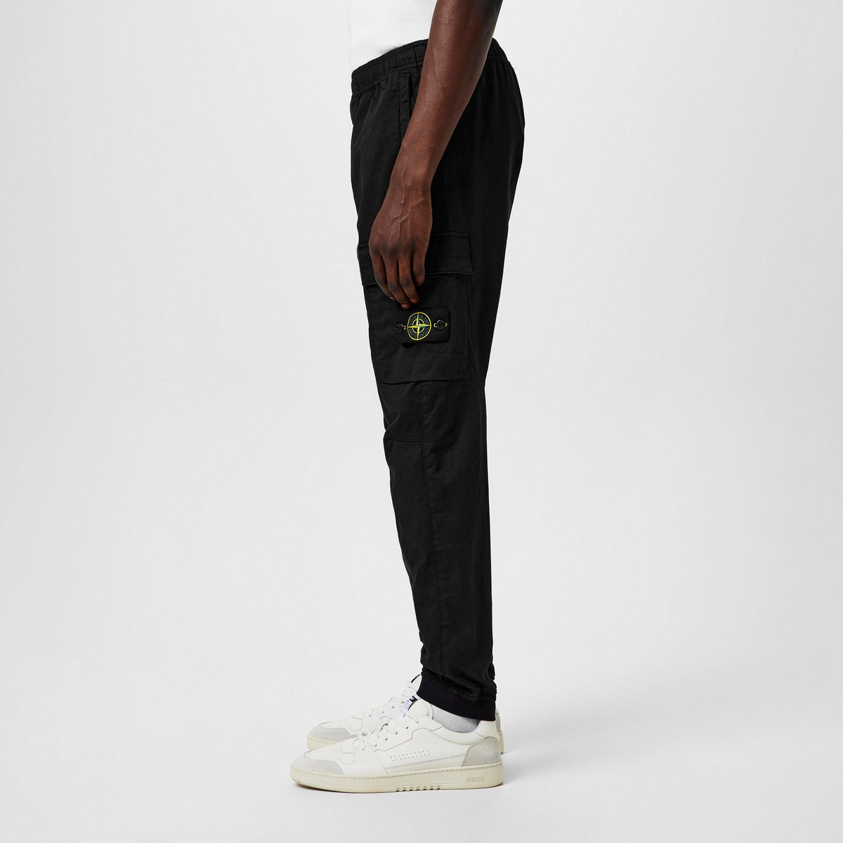 Nero A0029 - Stone Island - Raso Cargo Trousers - 2
