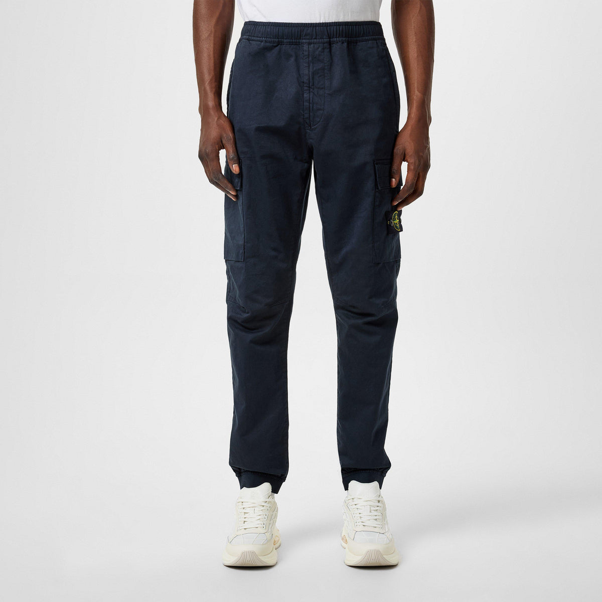 Blu A0020 - Stone Island - Raso Cargo Trousers - 1