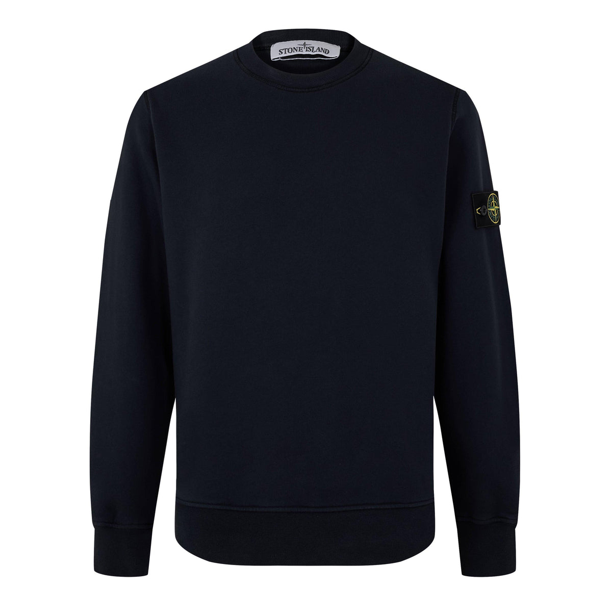 Navy V0020 - Stone Island - SI CLASSIC BADGE CREW - 1