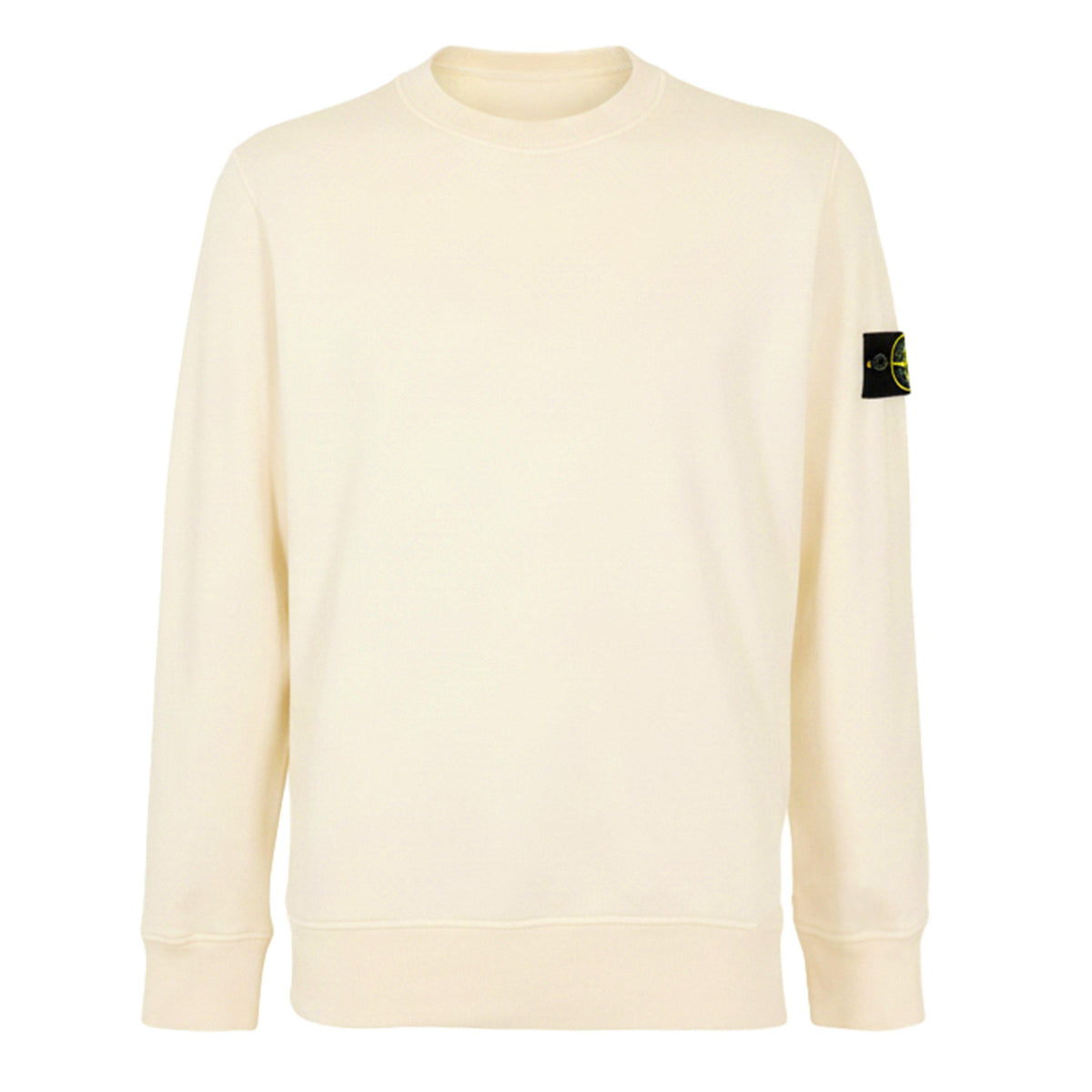 Ivory V0093 - Stone Island - Men's Fleece Crew Sweatshirt - 1