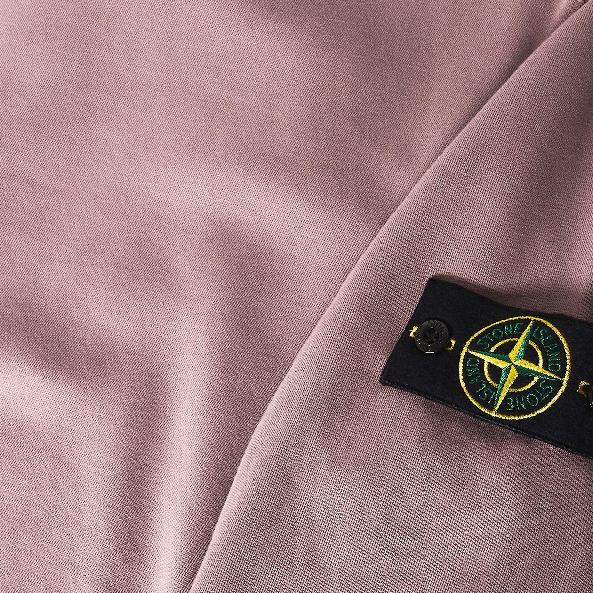 Purple Gr V008F - Stone Island - Men's Fleece Crew Sweatshirt - 5