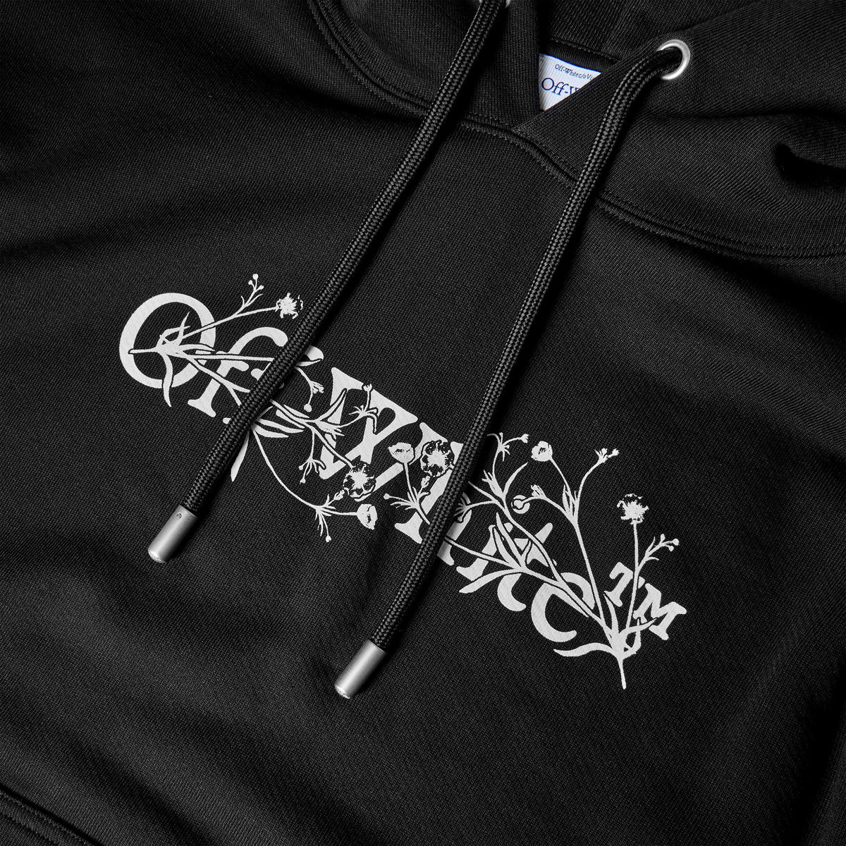 Black-White - Off White - Men's Bookish Pull Over Hoodie - 3