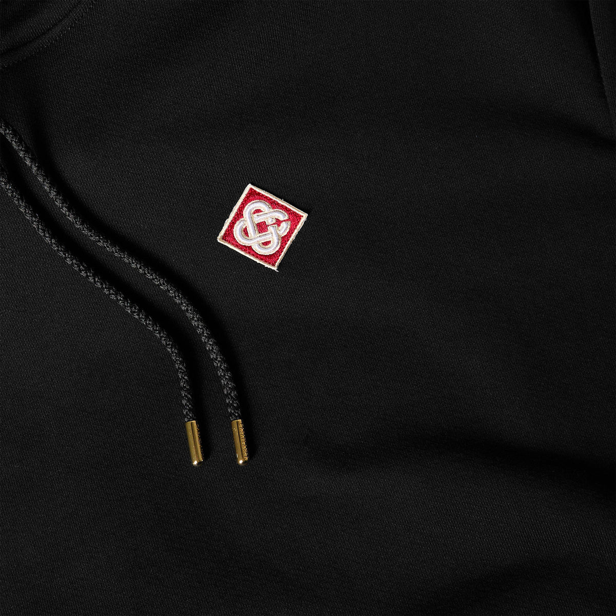 Black - Casablanca - Men's Classic Logo Pull Over Hoodie - 5