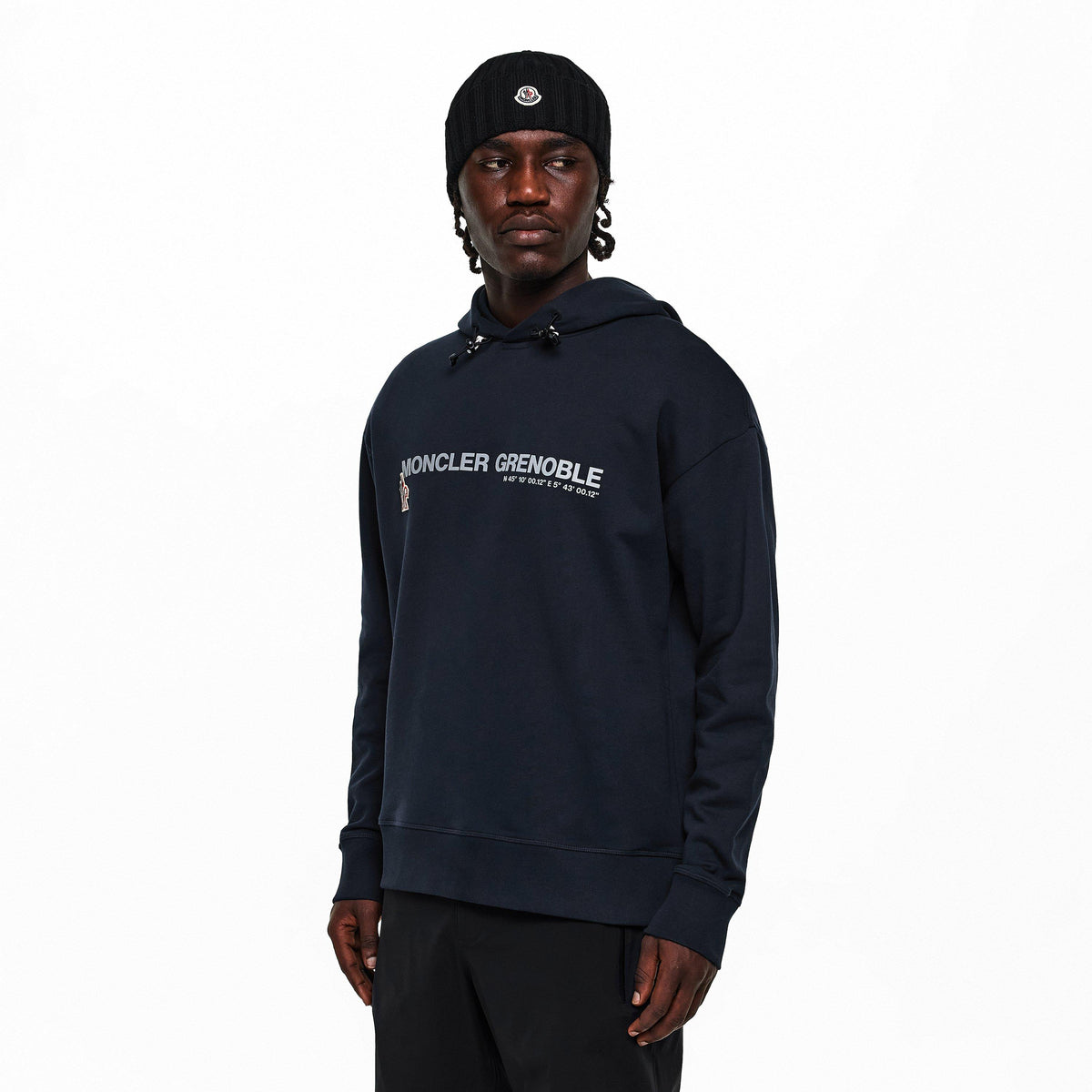Navy 742 - Moncler - Men's Overhead Hoodie - 3