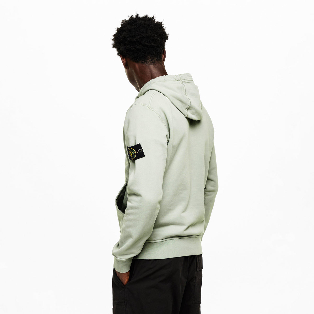 Sage V0055 - Stone Island - Men's Overhead Hoodie - 4