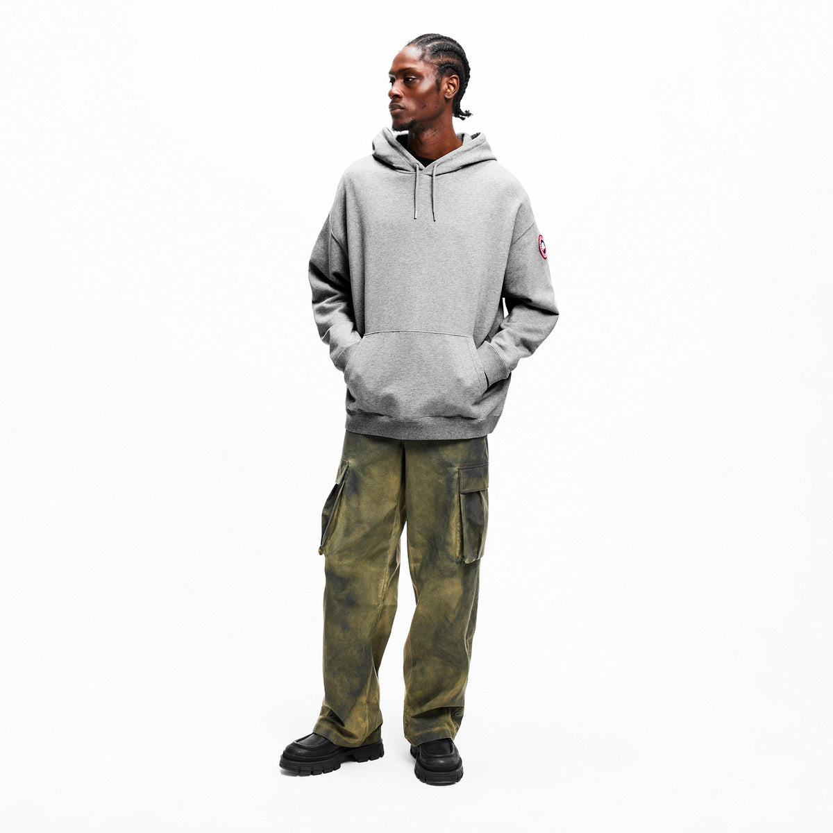 Stone Heather - Canada Goose - Men's Rove Pull Over Hoodie - 6