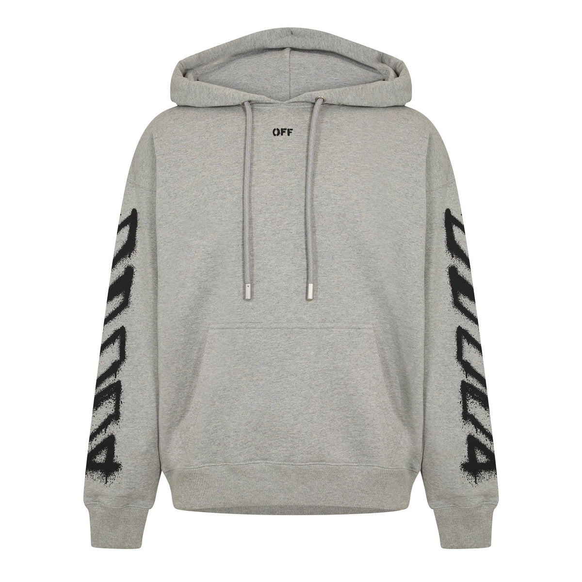 Light Grey - Off White - Men's Overhead Hoodie - 1