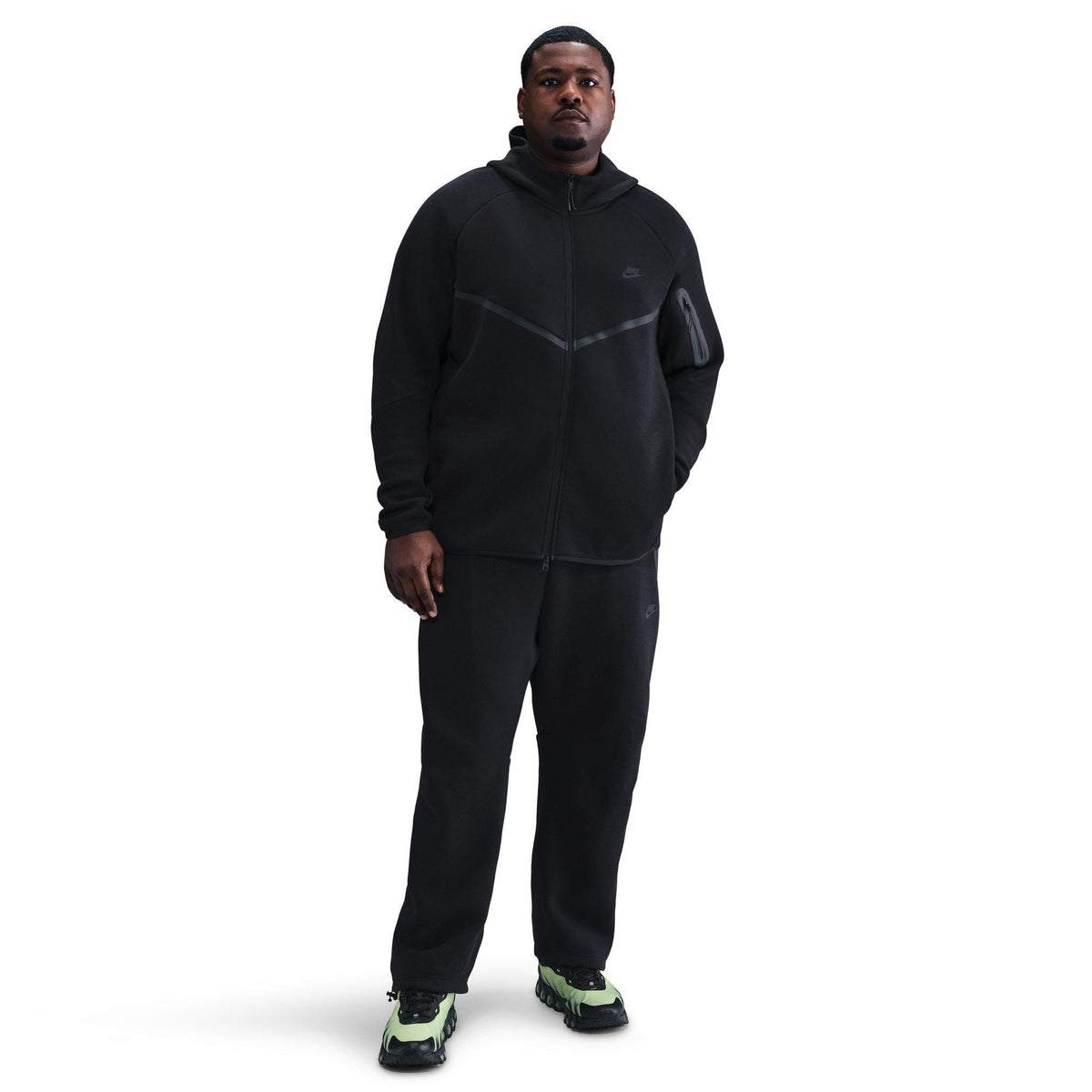 Black - Nike - Tech Fleece Hoodie Mens - 7
