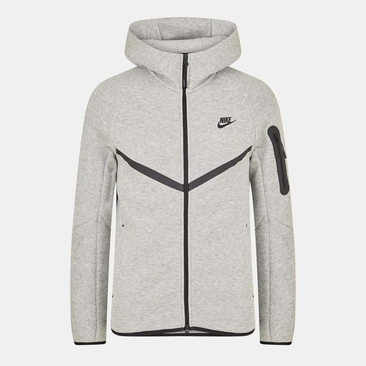 Grey Heather - Nike - Tech Fleece Hoodie Mens - 1