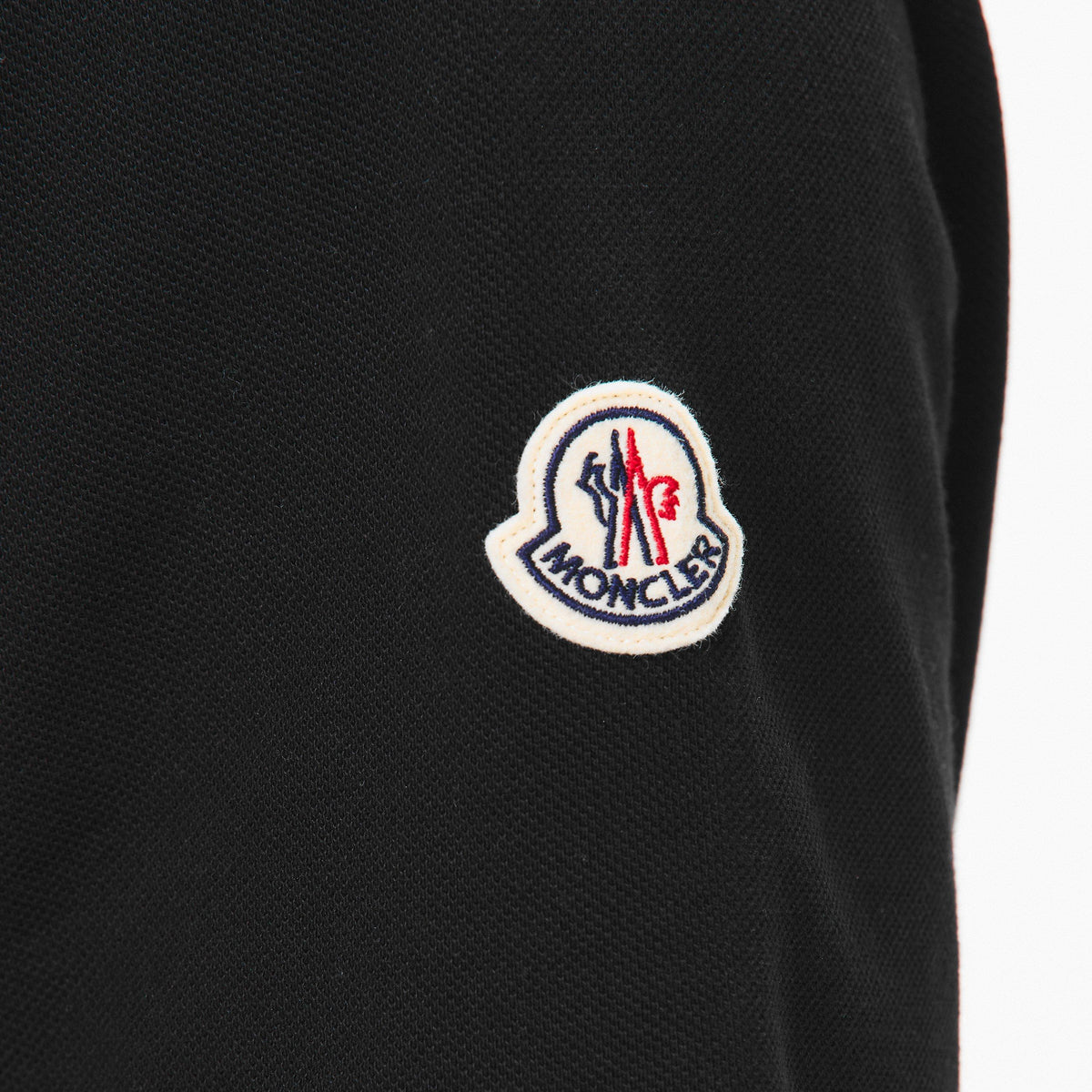 Black 999 - Moncler - Men's Short Sleeve Polo Shirt - 5