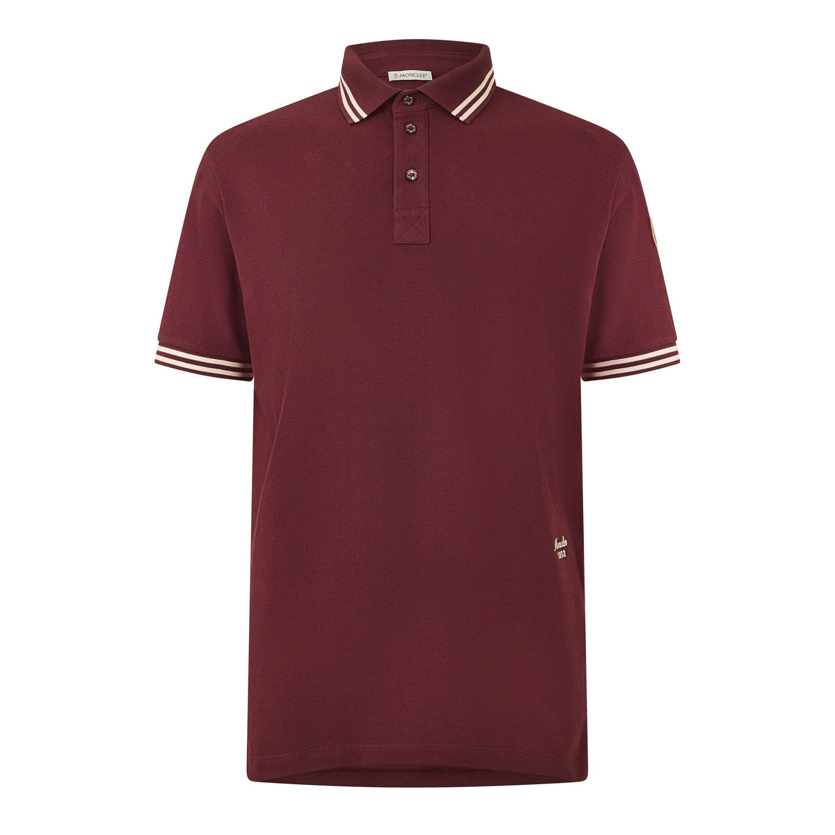 Burgundy 68A - Moncler - Moncler 1952 Polo Sn64 - 1