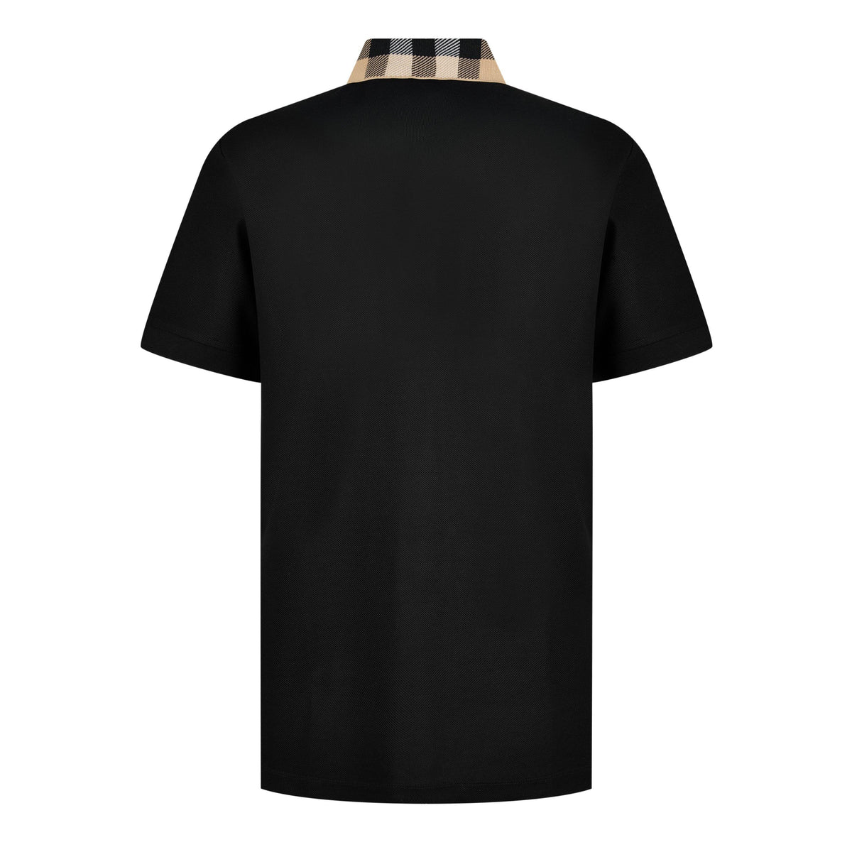 Black - Burberry - Mens Cody Check Polo Shirt - 2