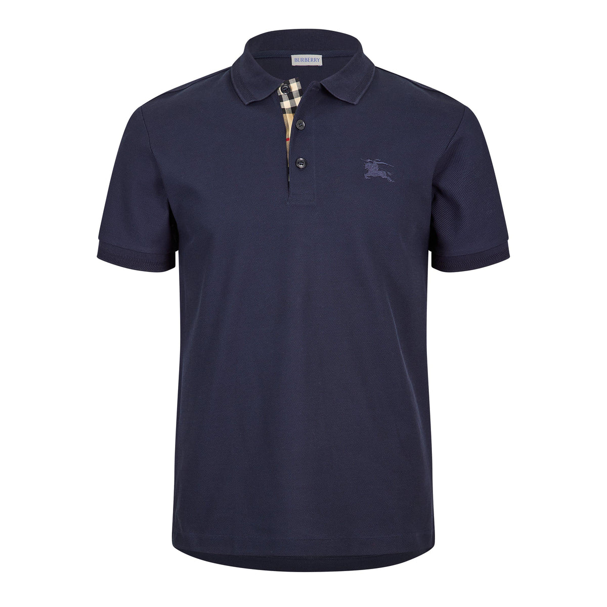 Coal Blue - Burberry - Men's Short Sleeve Polo Shirt - 1