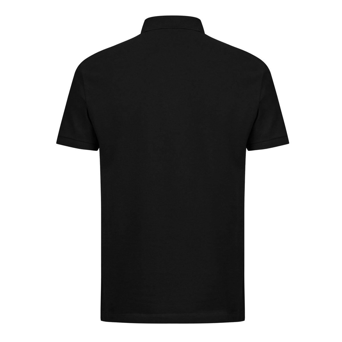 Nero V0029 - Stone Island - Men's Cotton Compass Logo Polo Shirt - 2