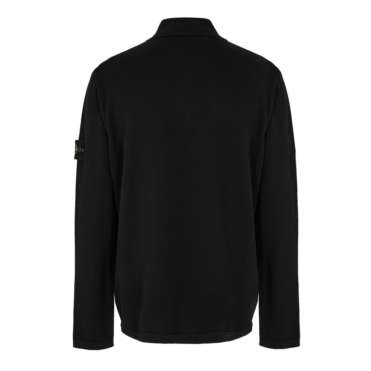 Black V0029 - Stone Island - Mens Knit Polo Shirt - 2