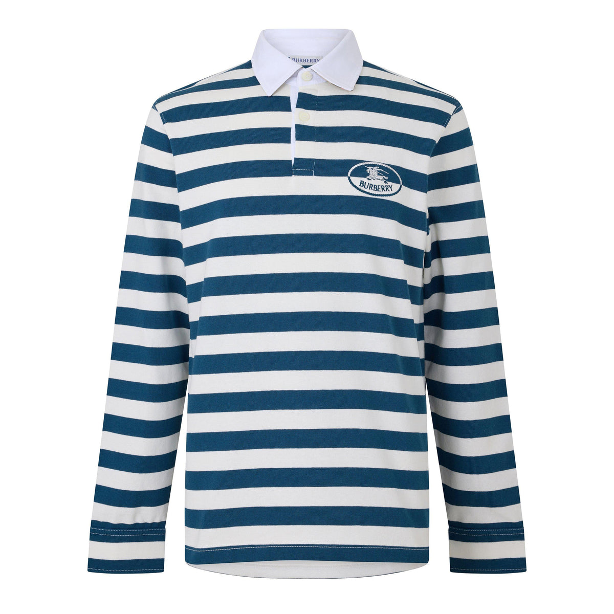 Nickle Blue - Burberry - Burb Rugby LS Polo Sn64 - 1