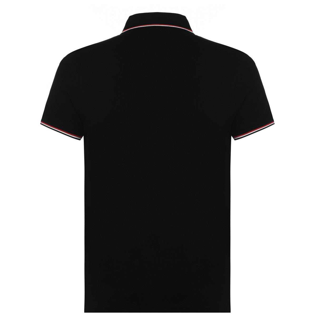 Black 999 - Moncler - Men's Logo Cotton Maglia Polo Shirt - 2