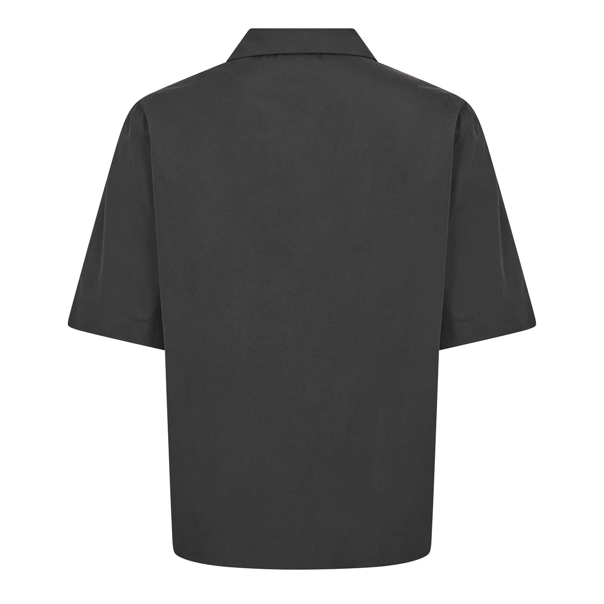 Black - GIVENCHY - Men's GIV Boxy Fit Short Sleeve Plain Shirt - 2