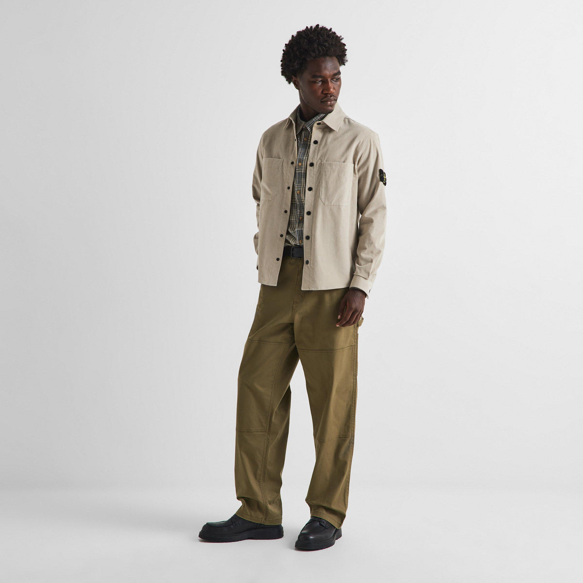 Sand V0095 - Stone Island - Stone Cord Shirt Sn64 - 6