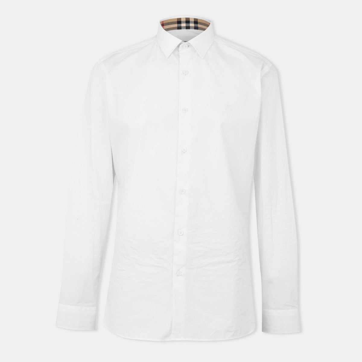 White A1464 - Burberry - Men's Checked Cotton Sherfield Shirt - 1