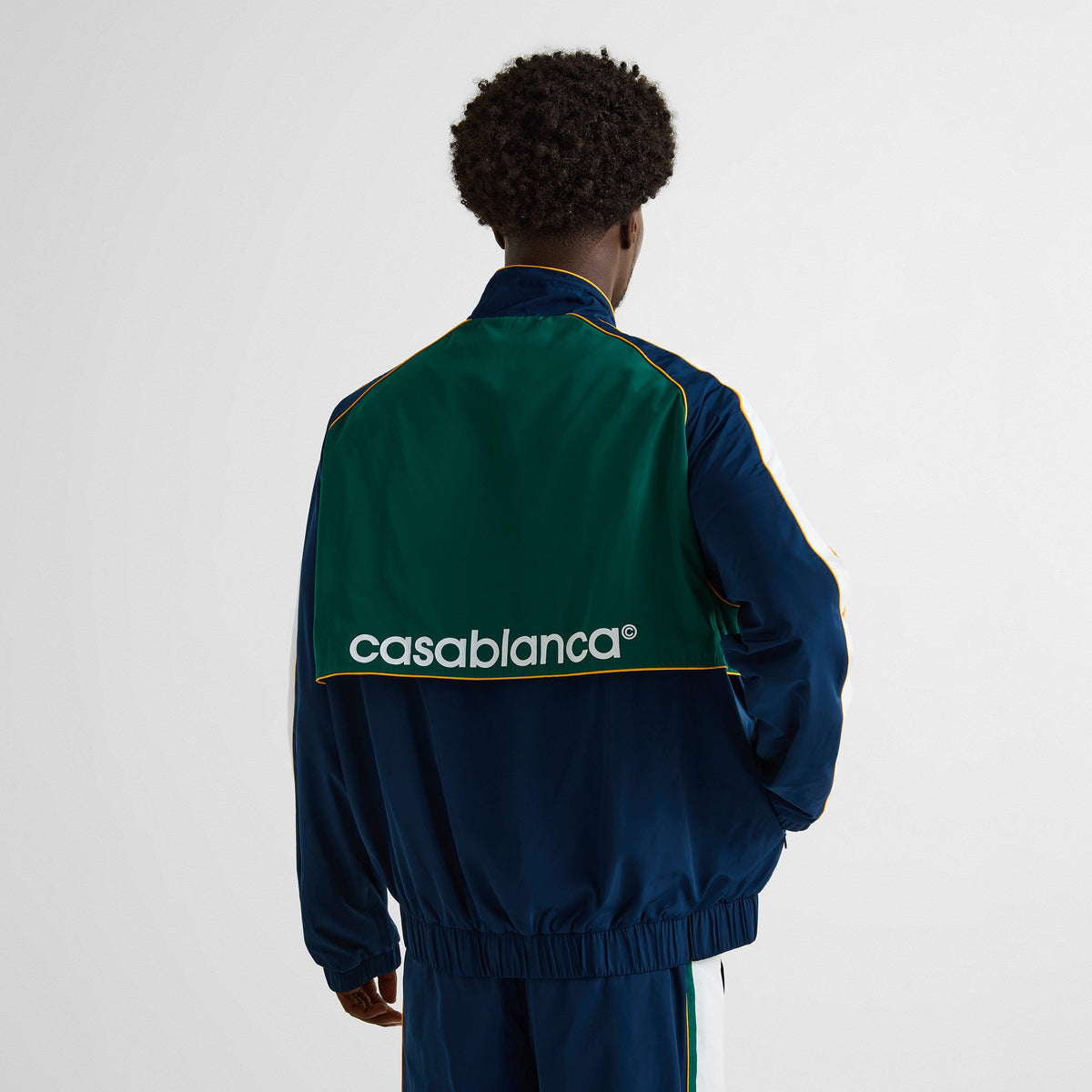 Navy/Green - Casablanca - Casa CC Track Jaket Sn63 - 4