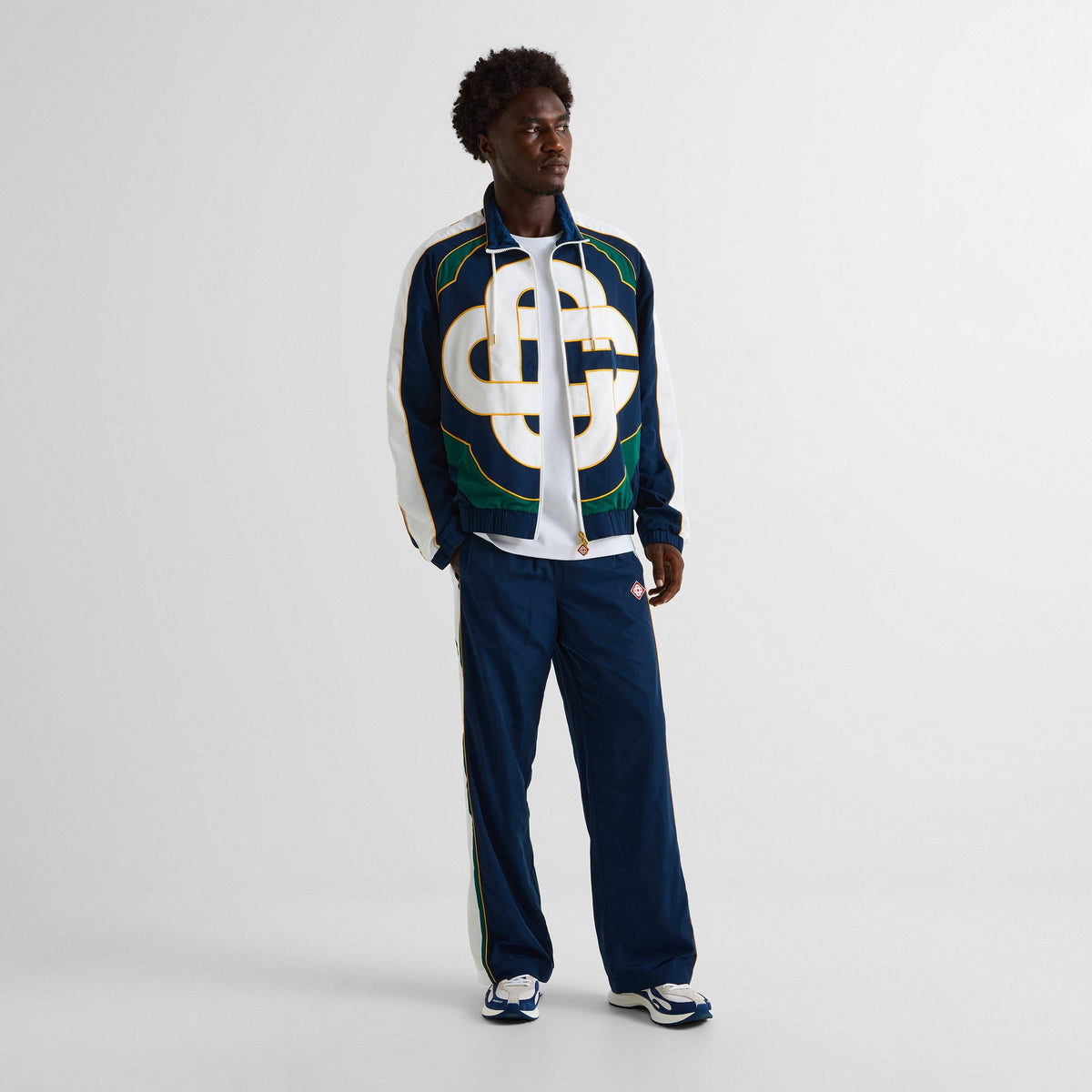 Navy/Green - Casablanca - Casa CC Track Jaket Sn63 - 6