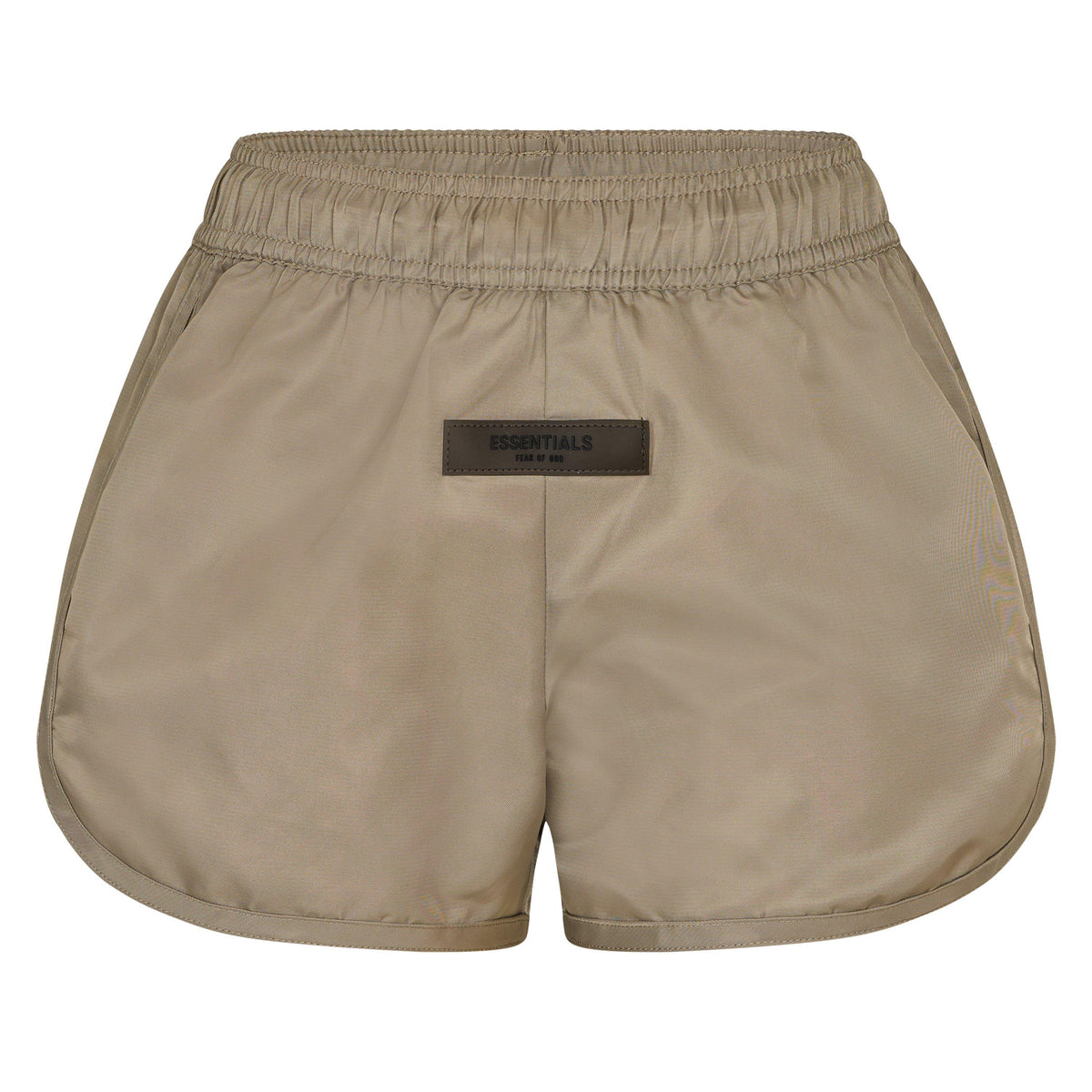 Desert Taupe - Fear Of God Essentials - Women's Woven Tracksuit Shorts - 1