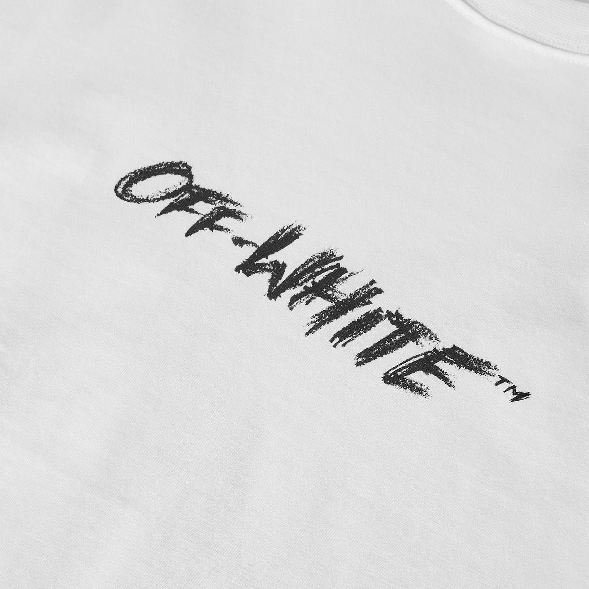 White - Off White - Men's Long Sleeve T-Shirt - 5