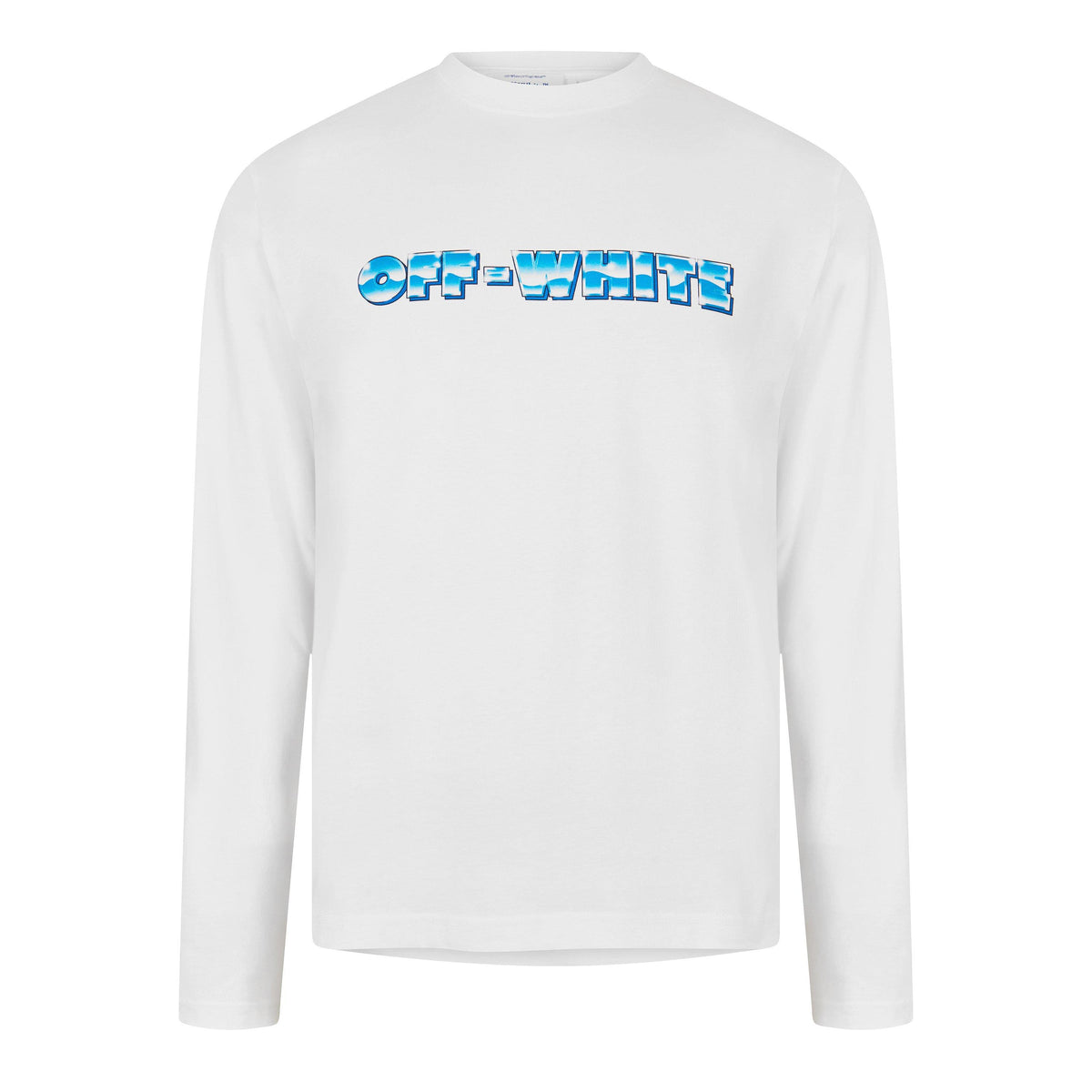White - Off White - Men's Long Sleeve T-Shirt - 1