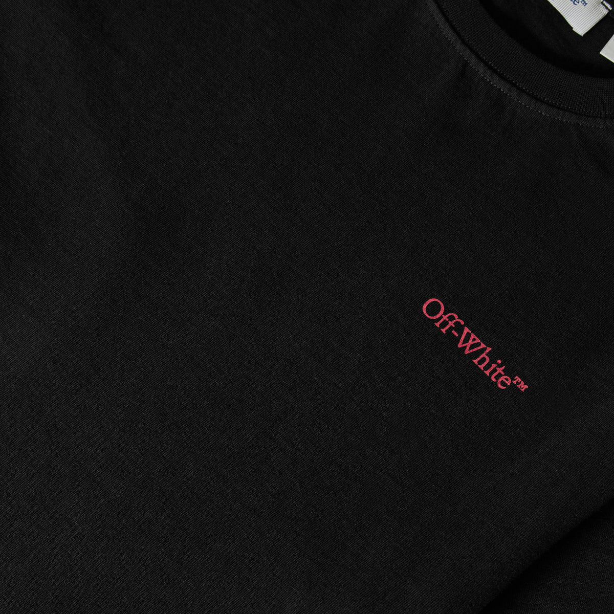 Black - Off White - Off Spray Tee Sn64 - 5
