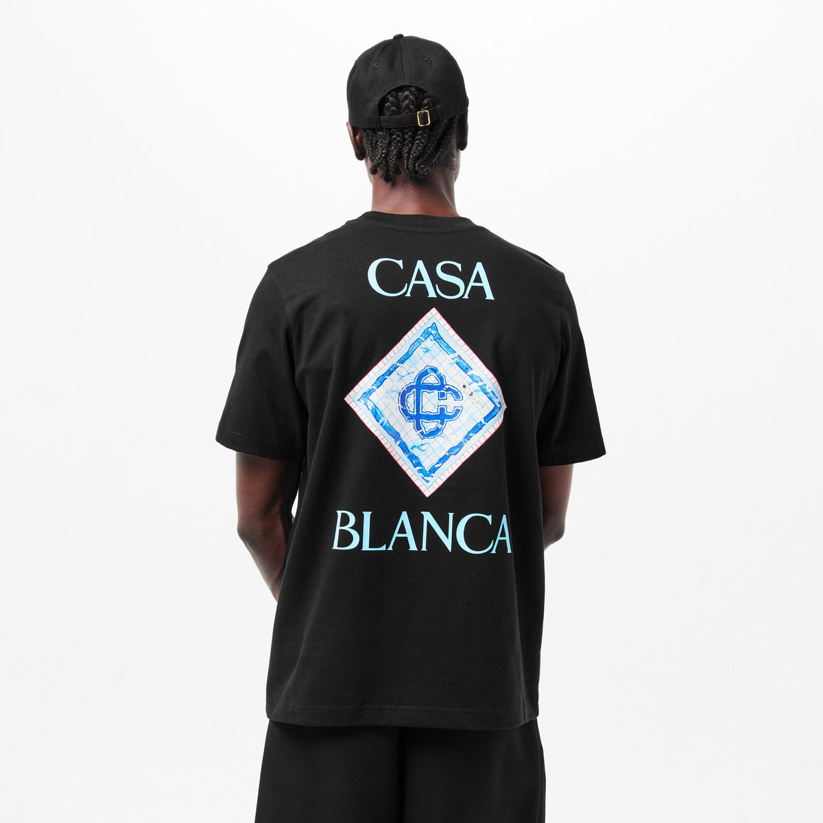 Black - Casablanca - Men's Regular Fit T-Shirt - 4