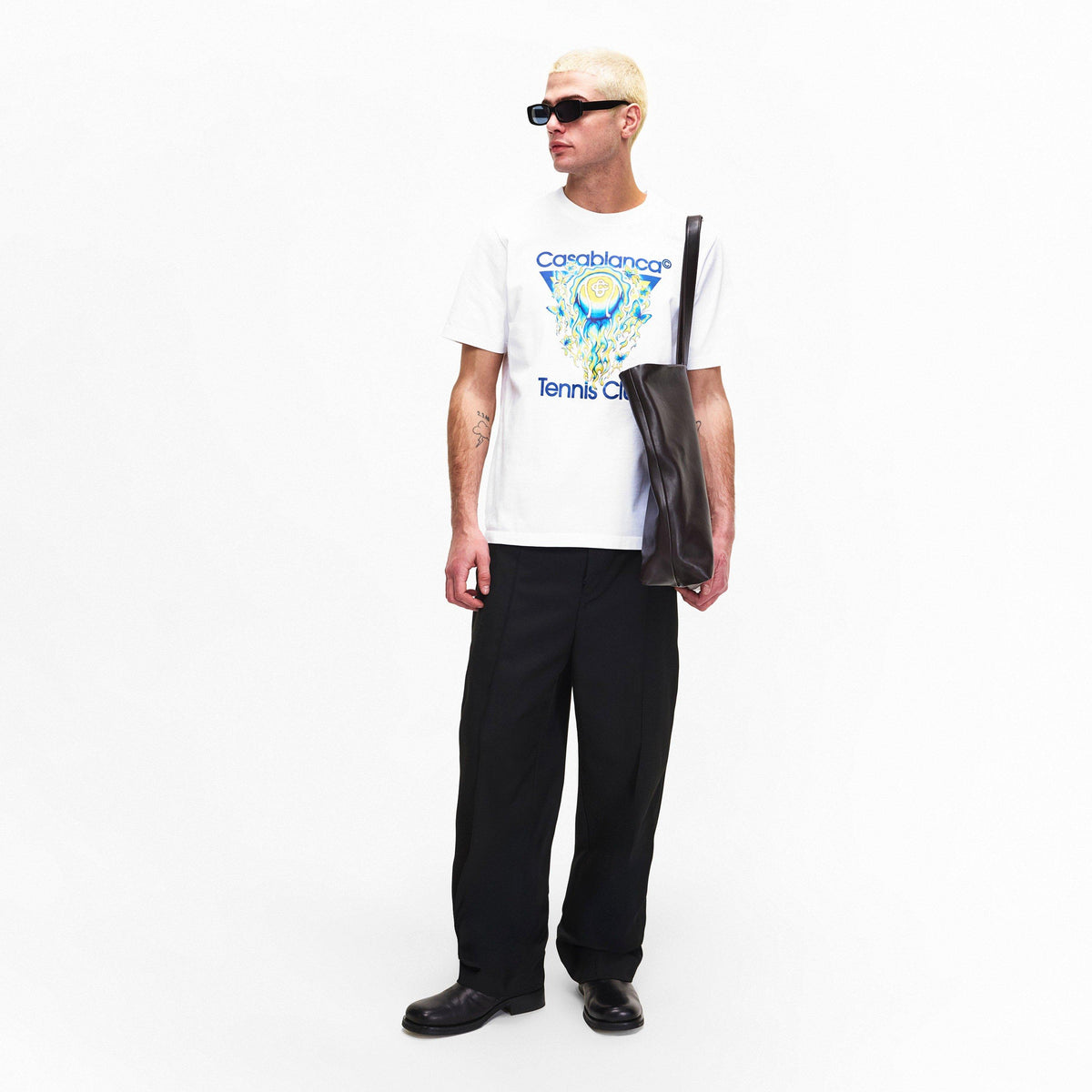 White - Casablanca - Men's Tennis T-Shirt - 6