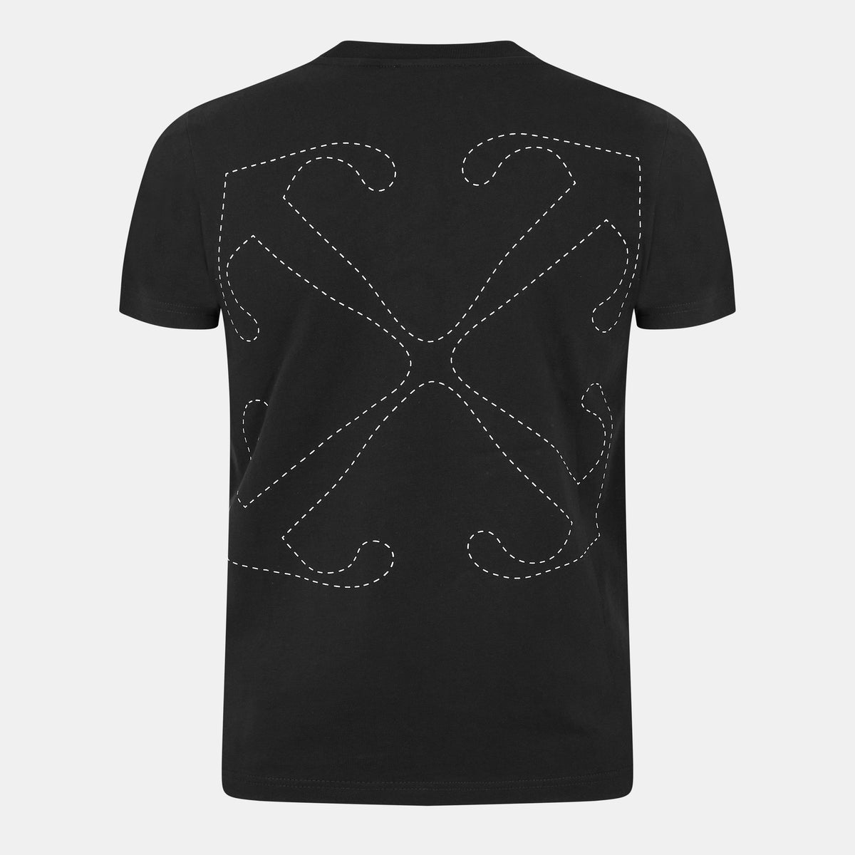 Black-White - Off White - Men's - Crew Neck T-Shirt - 1