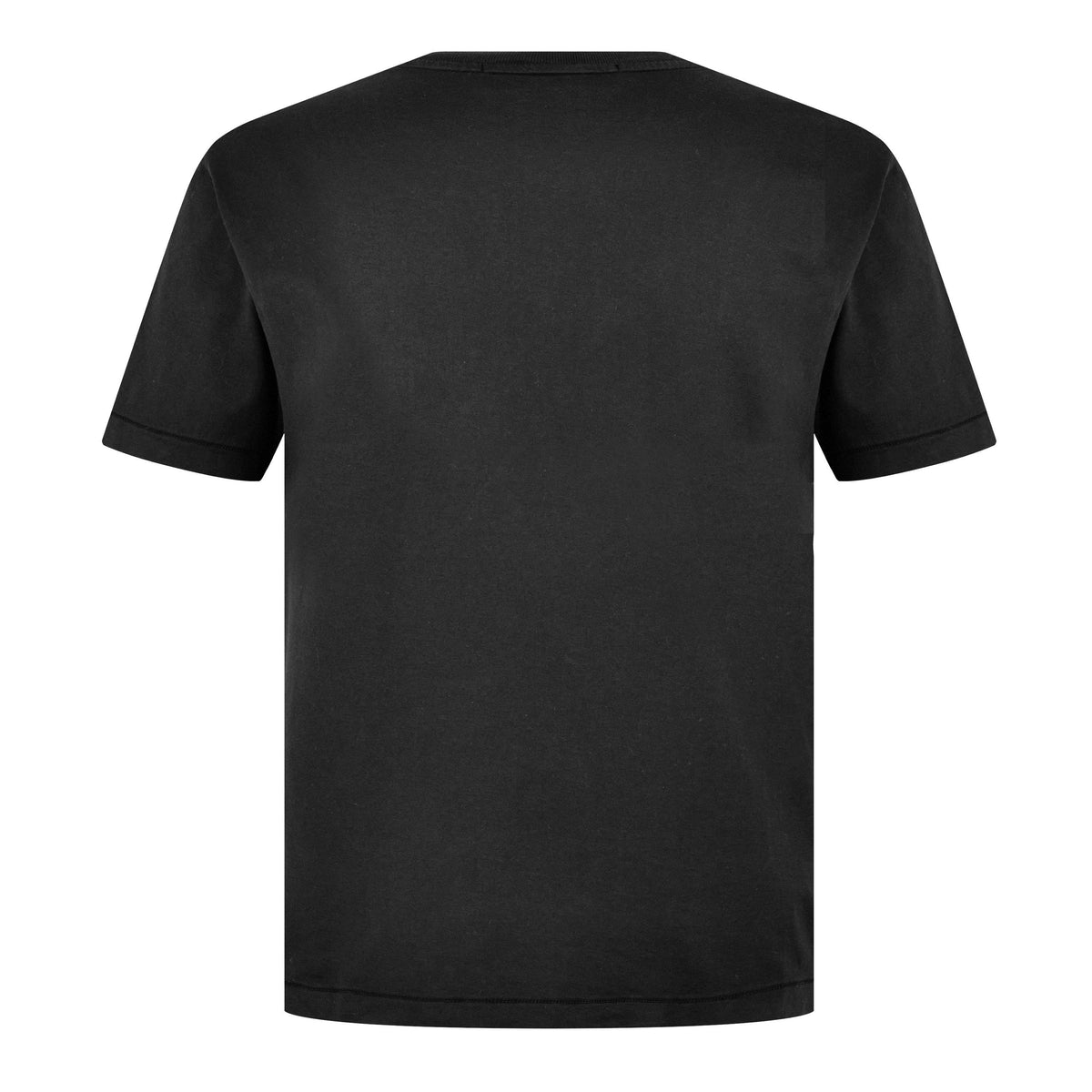 Nero V0029 - Stone Island - Men's Cotton Compass Logo Patch T-Shirt - 8