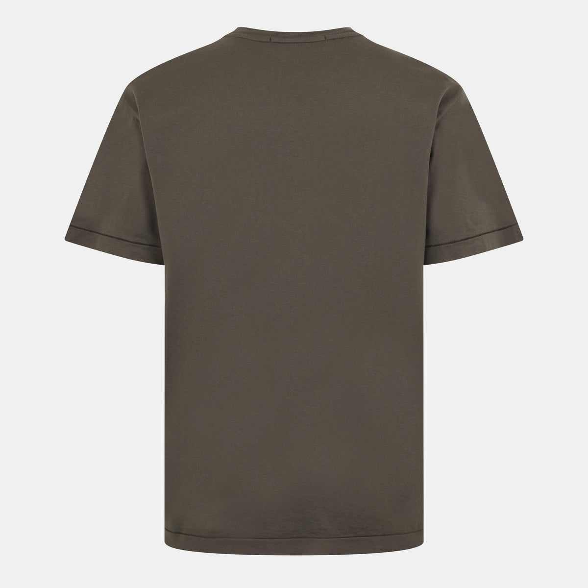 Verde Mil V0054 - Stone Island - Men's Cotton Compass Logo Patch T-Shirt - 2