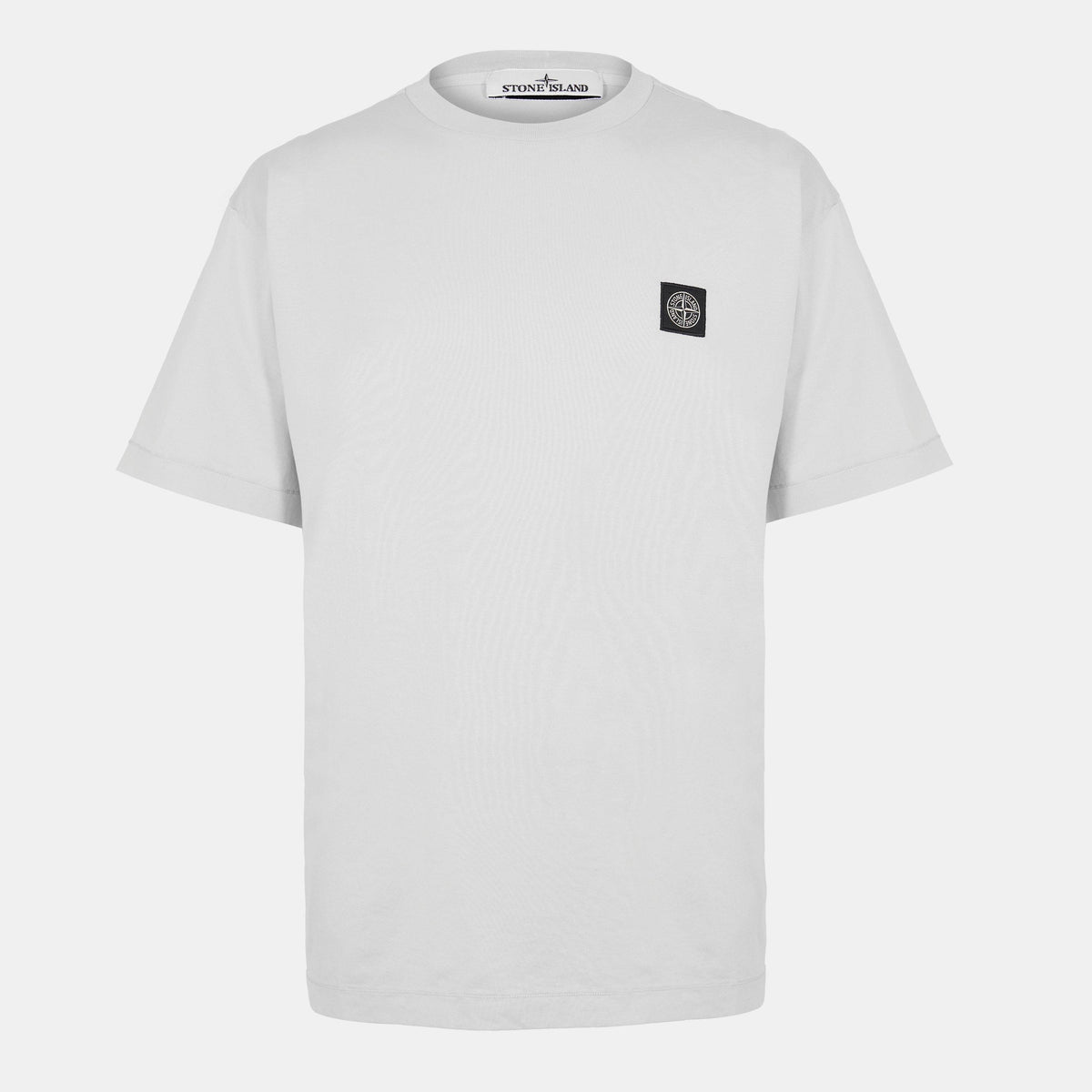 Sky Blue V0041 - Stone Island - Men's Cotton Compass Logo Patch T-Shirt - 1