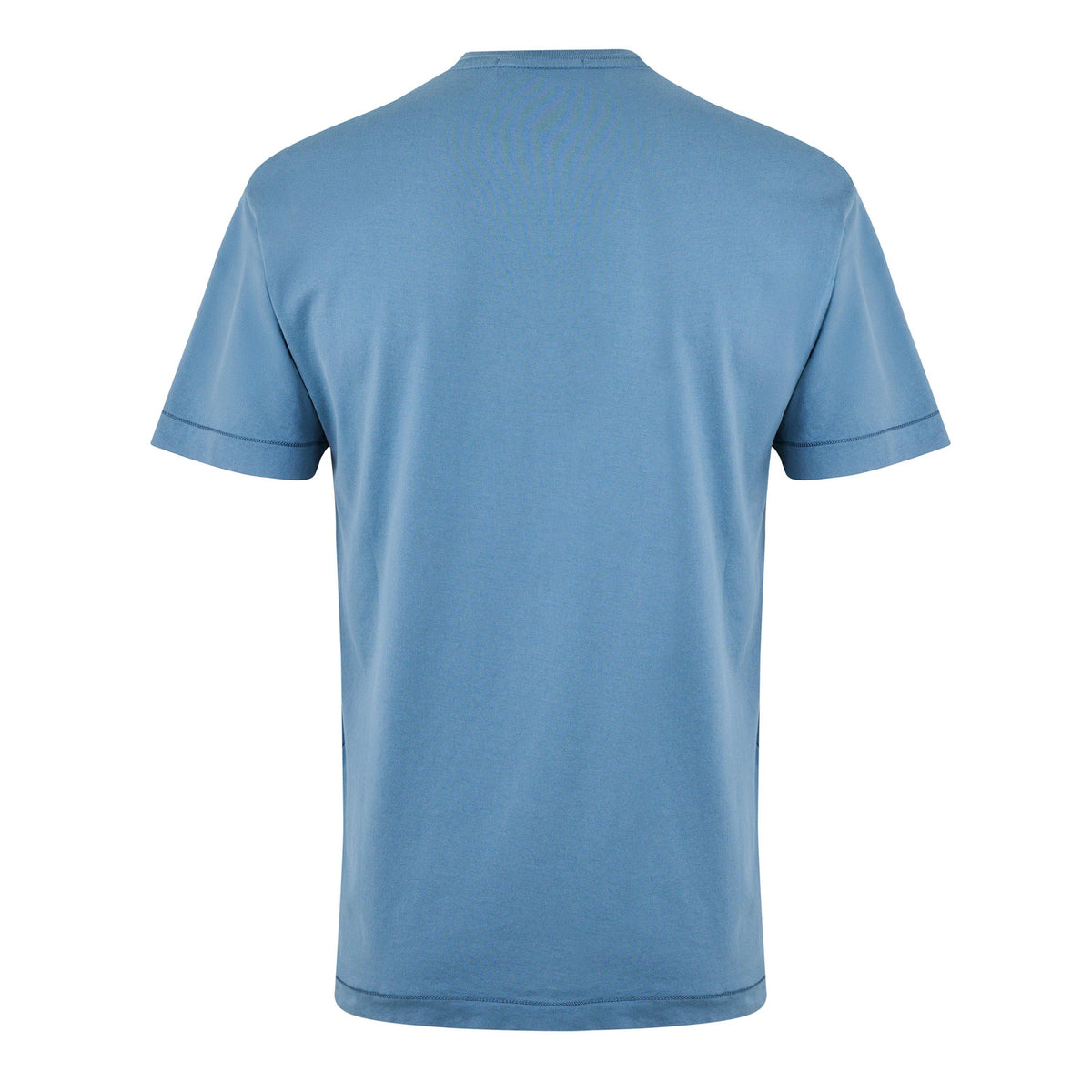 Blue Acc V002B - Stone Island - Men's Cotton Compass Logo Patch T-Shirt - 2