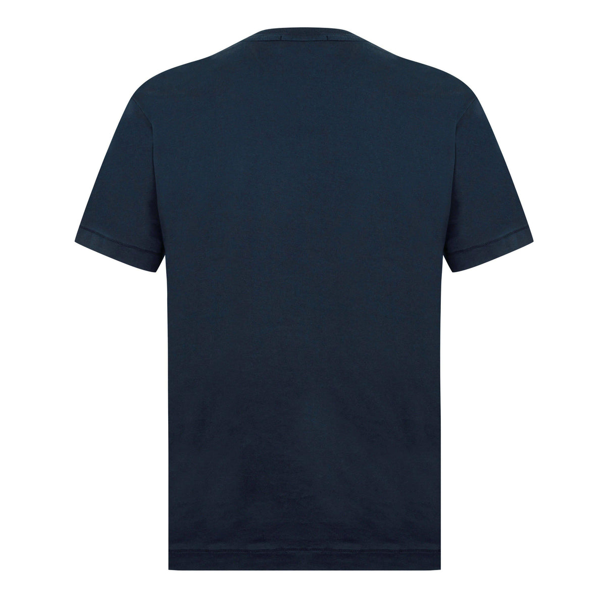 Blue V0020 - Stone Island - Men's Cotton Compass Logo Patch T-Shirt - 2